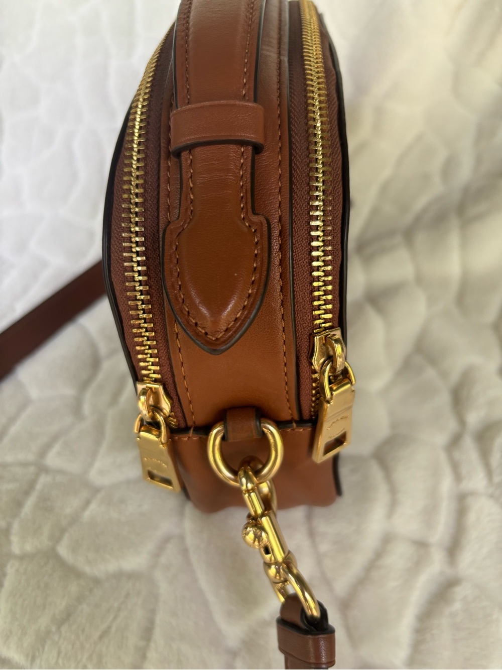 Coach Serena Satchel In Signature Canvas with Stripes - Picture 6 of 15